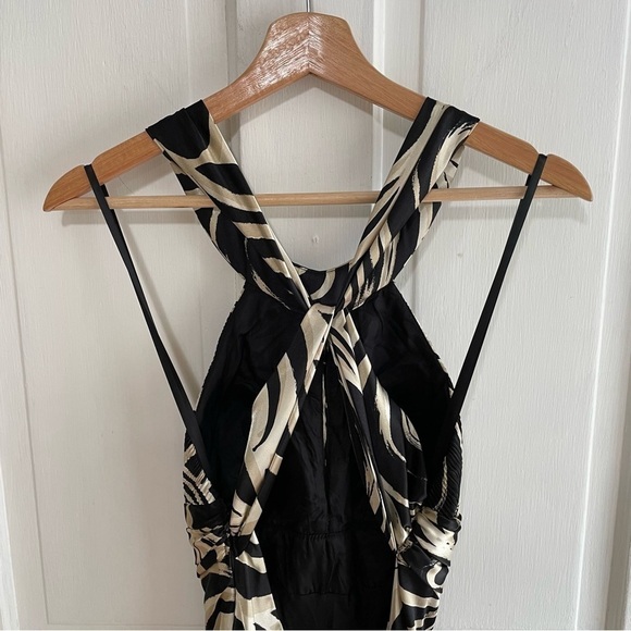 🥒 y2k Cache Satin Formal Open Back Sleeveless Halter Mermaid Prom Dress 4, XS/S - Picture 6 of 12